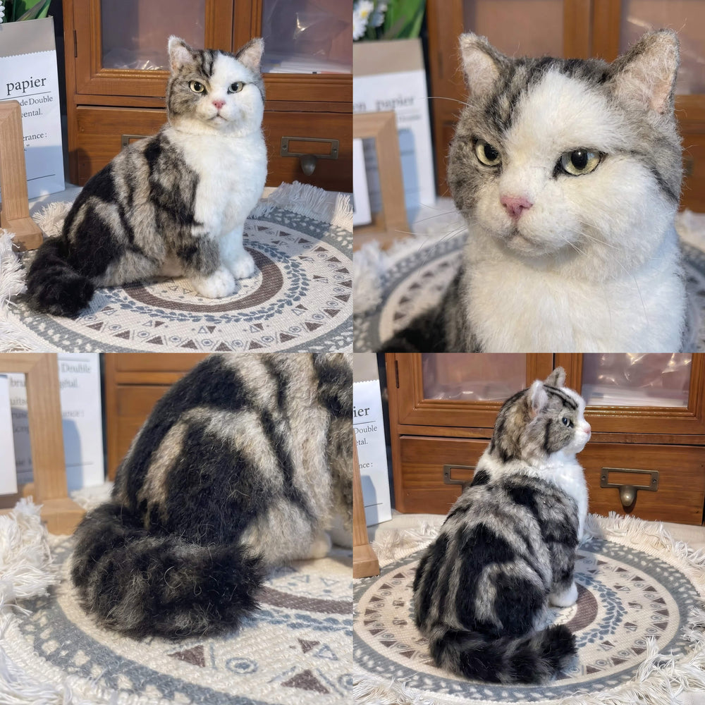 Full Body Figurine Needle felting pet replica - Full Body Figurine-display