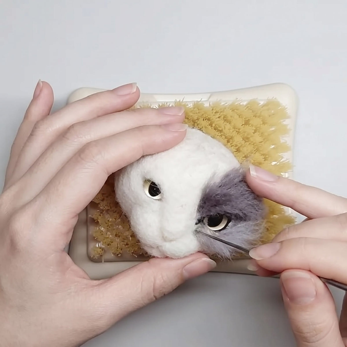 Handmade wool felt pet keepsake, custom pet memorial figurine by PawTrove-introduction