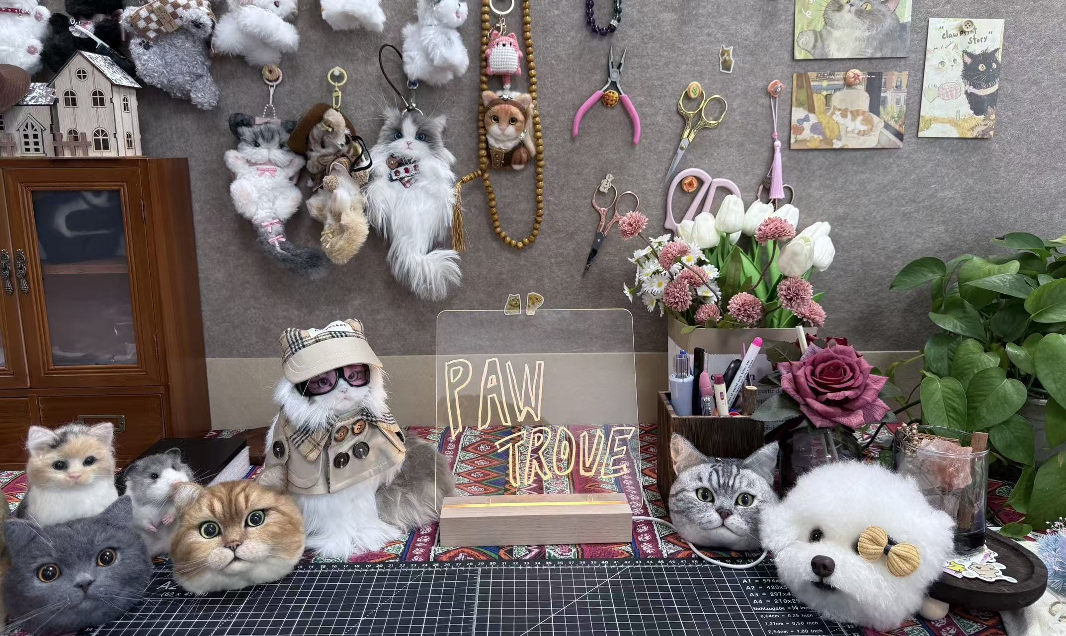 Pawtrove Feltever wool felt pet replica studio