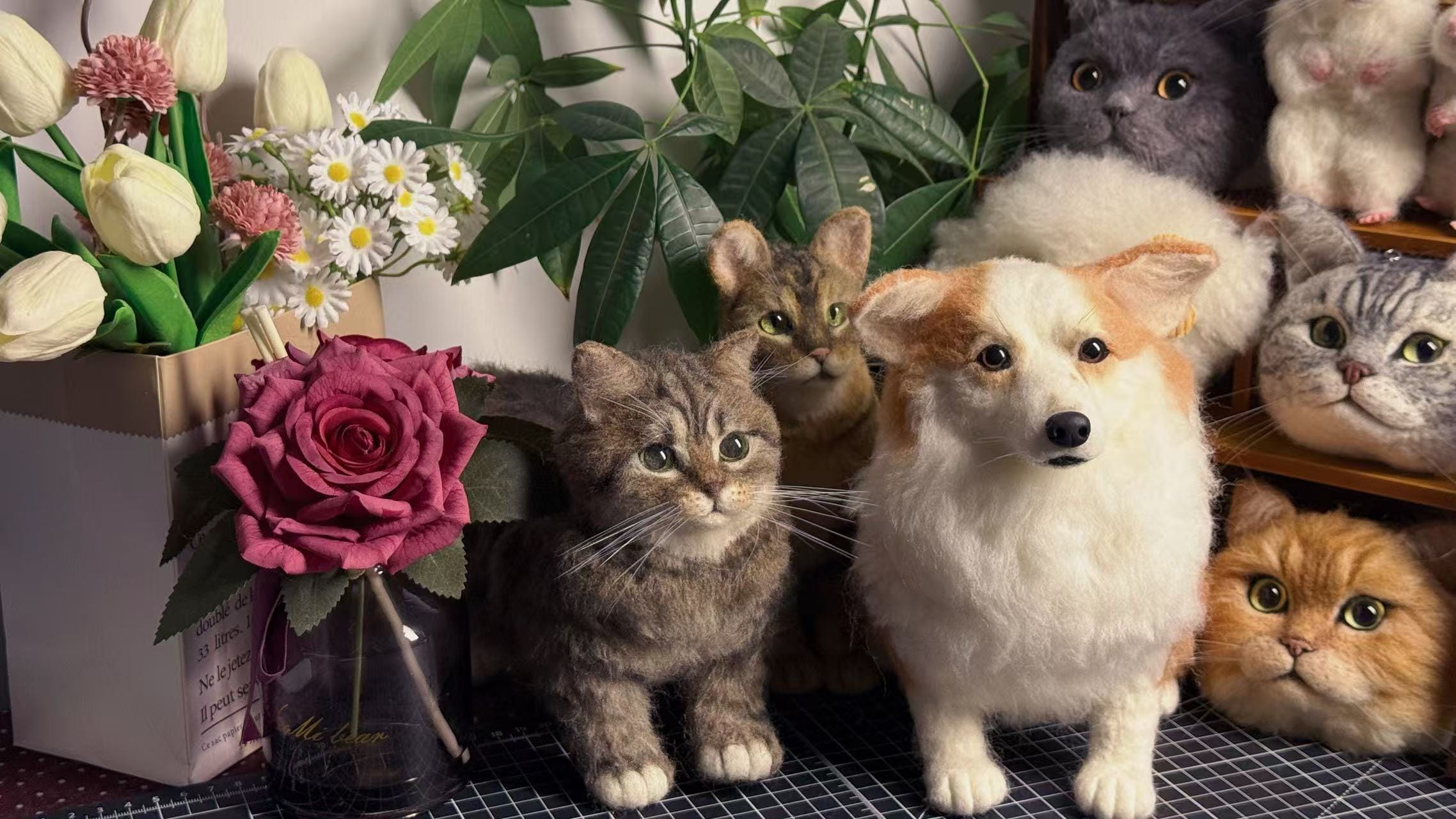 Pawtrove Feltever wool felt pet replica studio