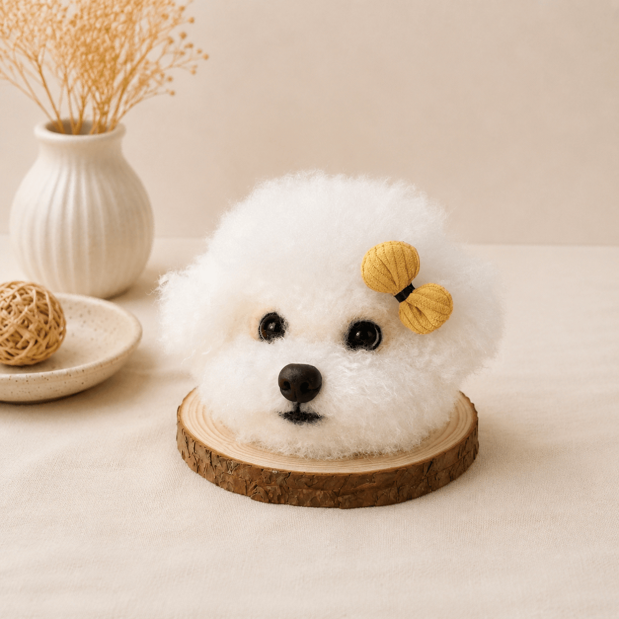 Dog Ornaments Felted pet replica - Personalized Dog Ornaments