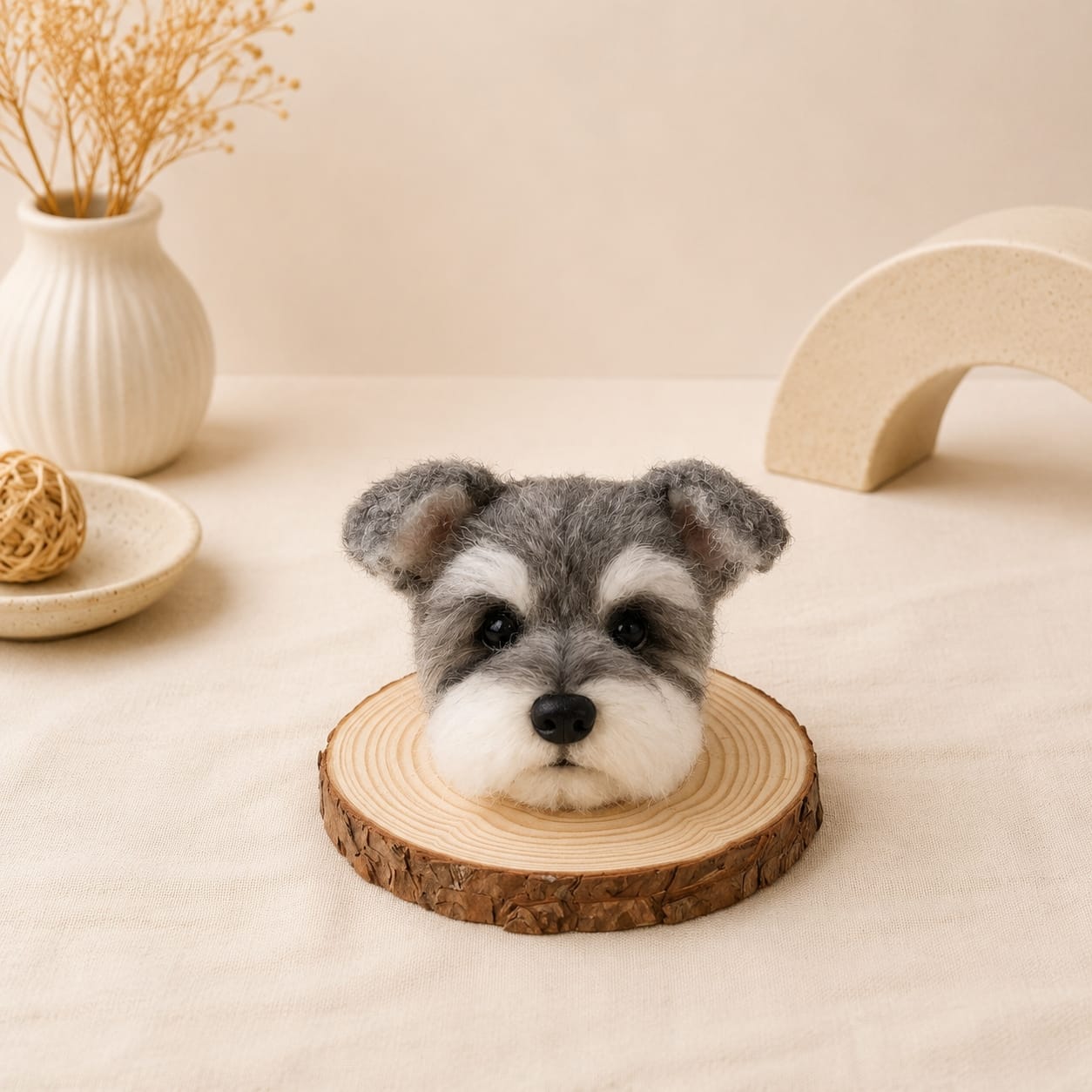 Dog Ornaments Felted pet replica - Personalized Dog Ornaments