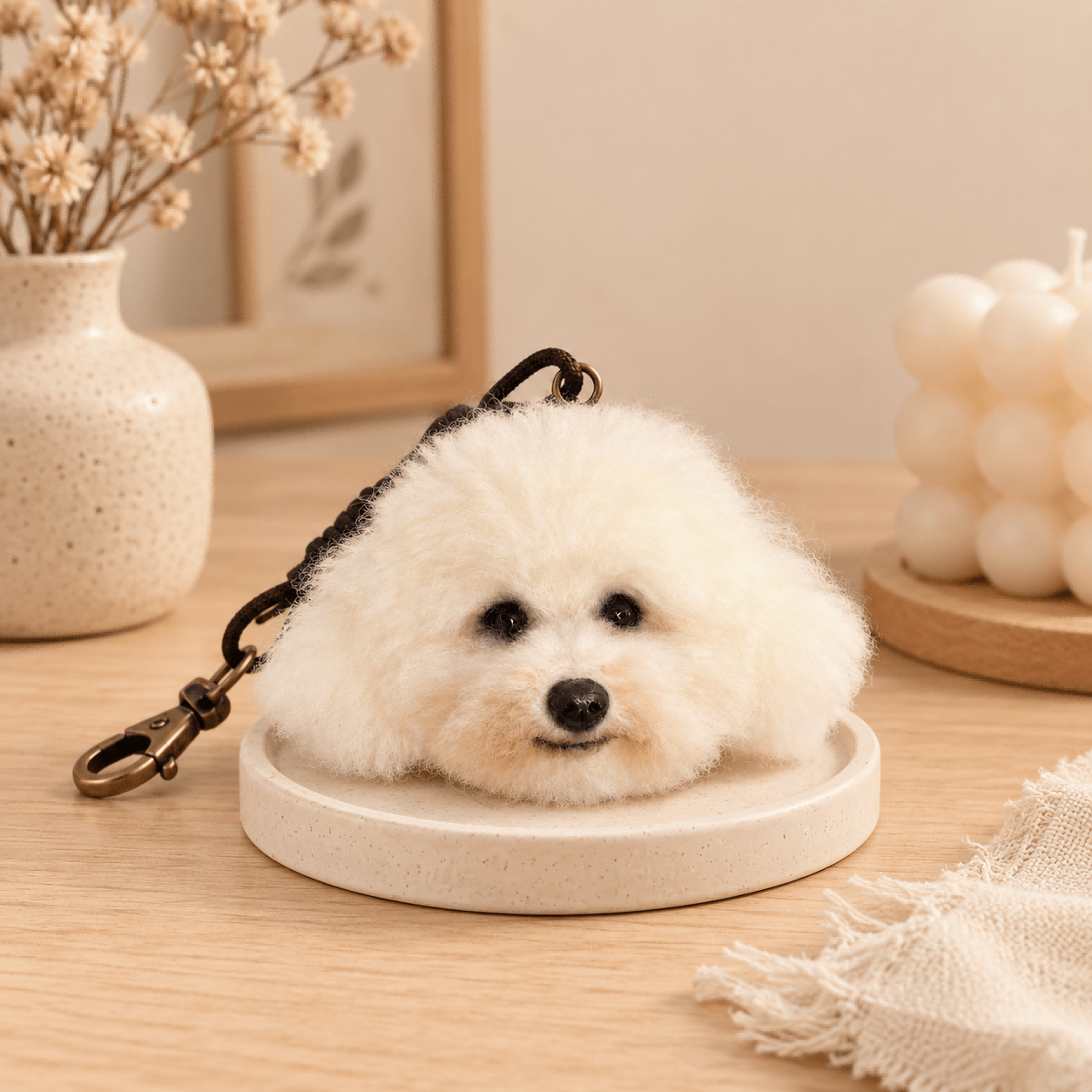 Felted Dog Ornaments Felted Dog Ornaments | Custom Dog Memorial Charm