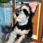 Felted Dog Portrait Needle felting pet replica - Framed Felted Pet Portrait