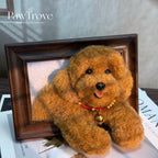 Felted Dog Portrait Needle felting pet replica - Framed Felted Pet Portrait