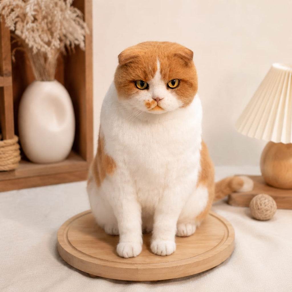 Full Body Figurine Needle felting pet replica - Full Body Figurine
