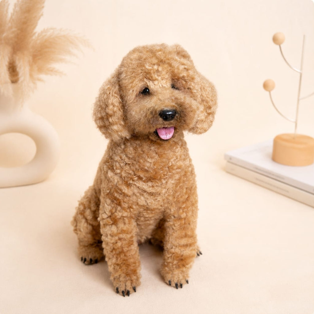 Full Body Figurine Needle felting pet replica - Full Body Figurine