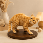 Full Body Figurine Needle felting pet replica - Full Body Figurine