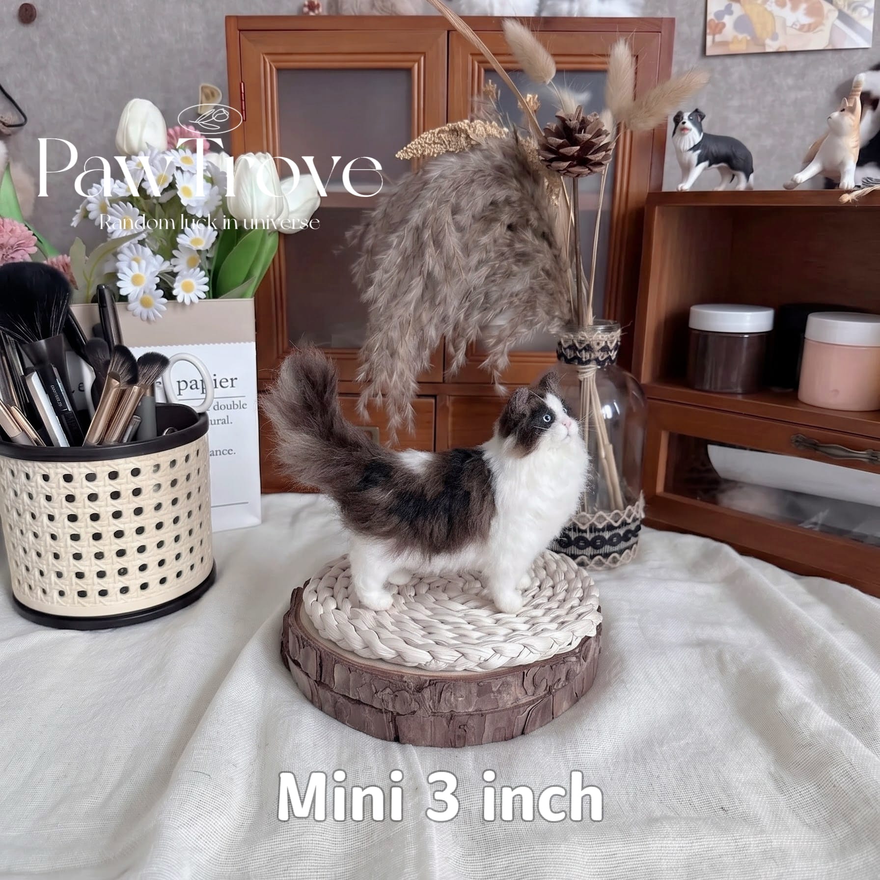 Mini Figurine Needle felting pet replica - Mini Figurine