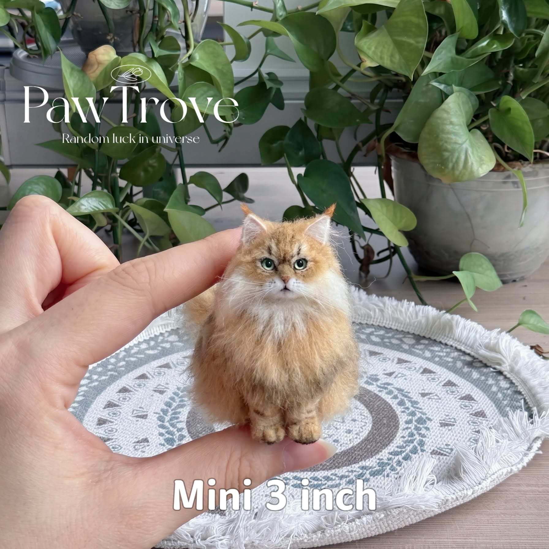 Mini Figurine Needle felting pet replica - Mini Figurine