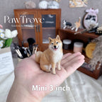 Mini Figurine Needle felting pet replica - Mini Figurine