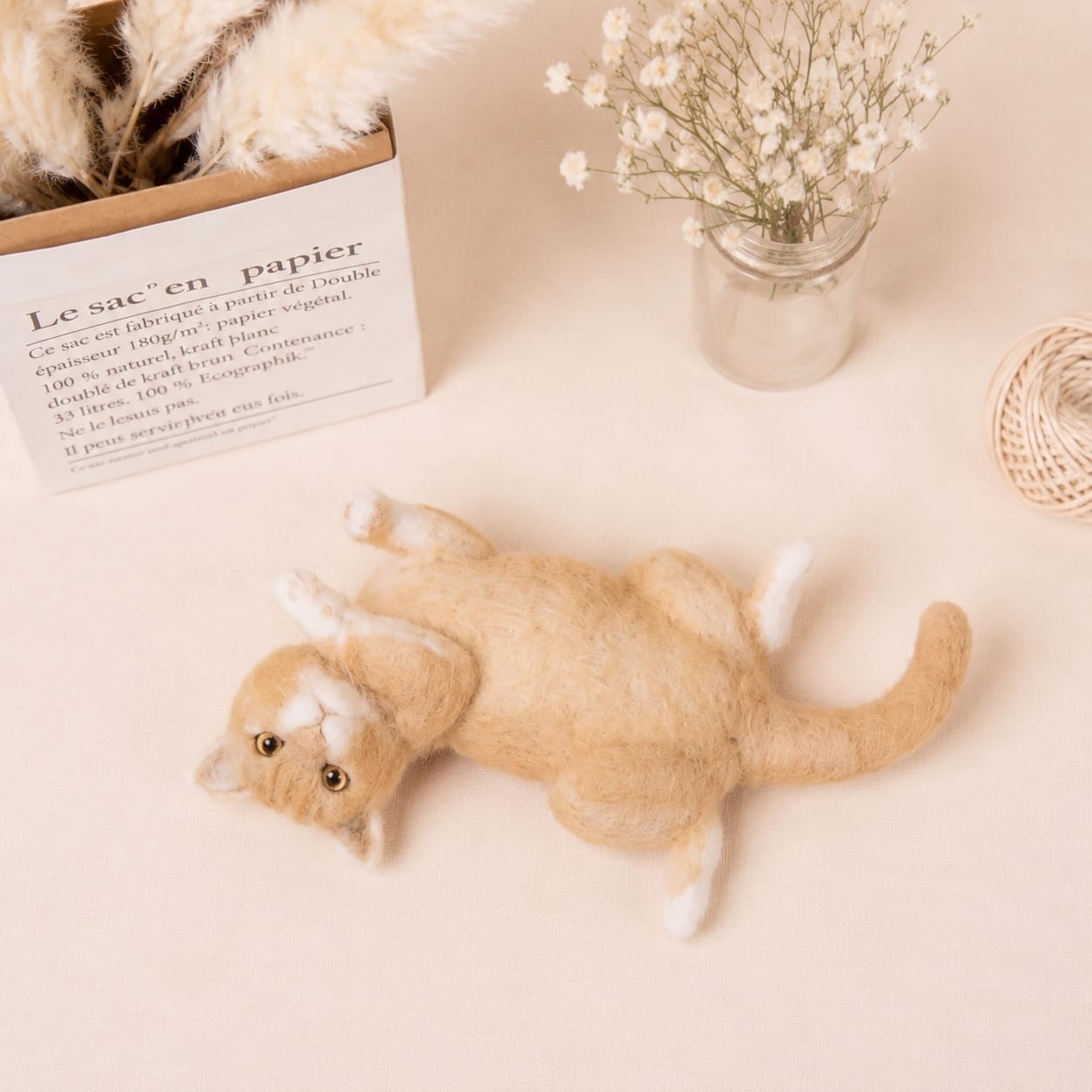 Mini Figurine Needle felting pet replica - Mini Figurine