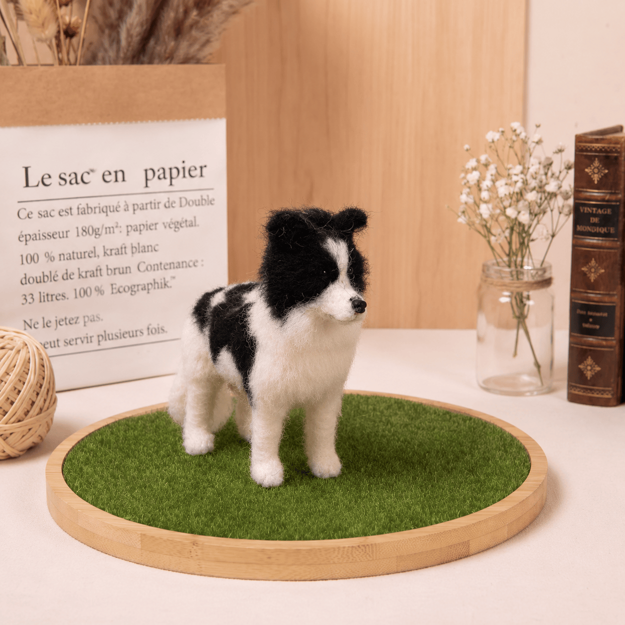 Mini Figurine Needle felting pet replica - Mini Figurine