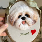 [Wool felt] Flat portrait [Wool felt] Flat portrait