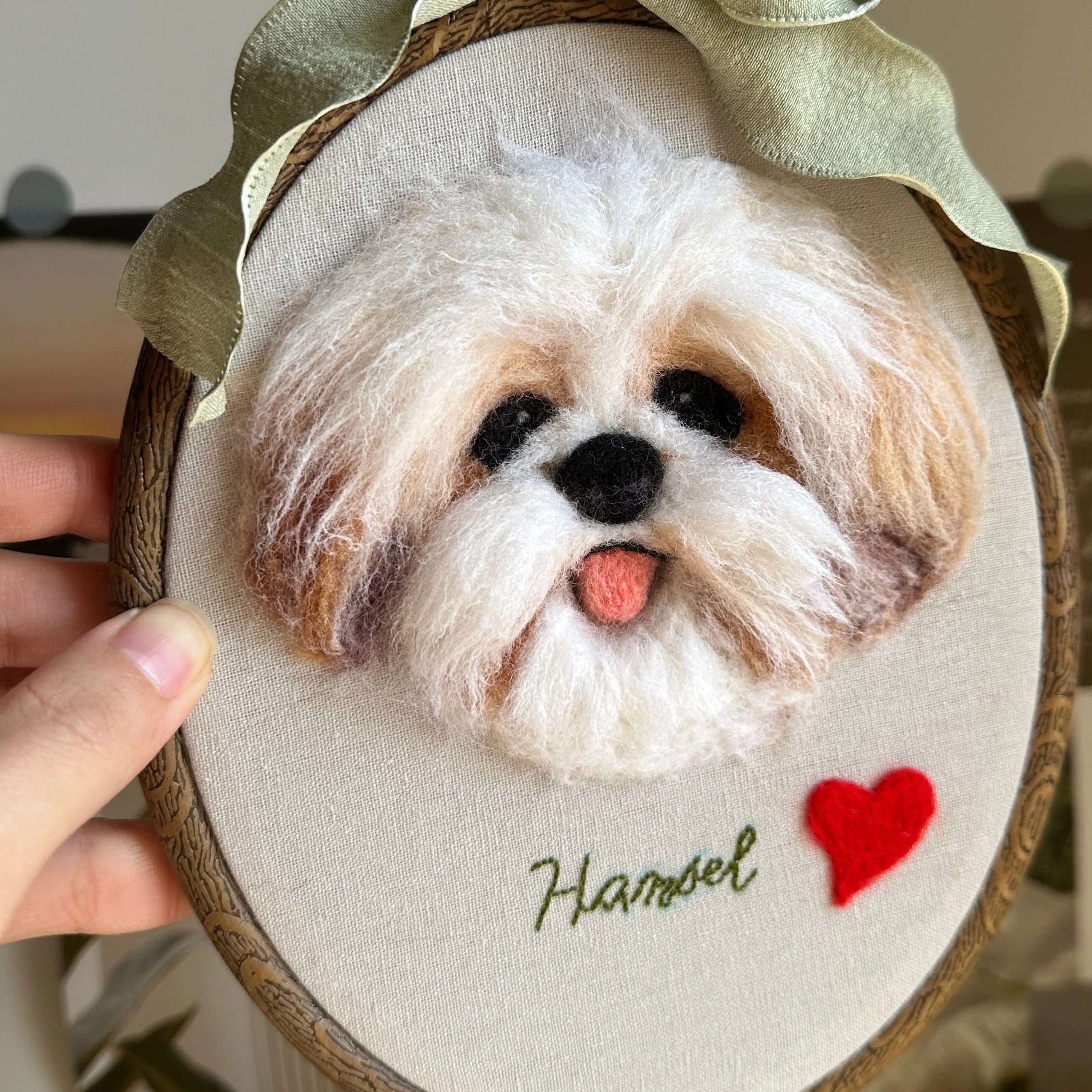 [Wool felt] Flat portrait [Wool felt] Flat portrait