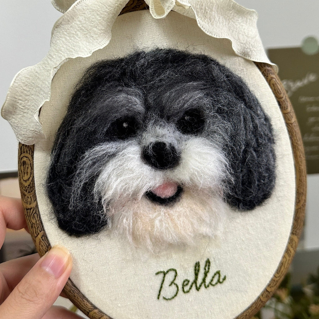 [Wool felt] Flat portrait [Wool felt] Flat portrait