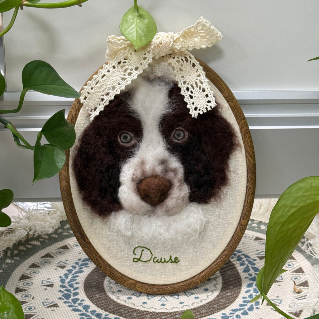 [Wool felt] Flat portrait [Wool felt] Flat portrait