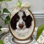 [Wool felt] Flat portrait [Wool felt] Flat portrait