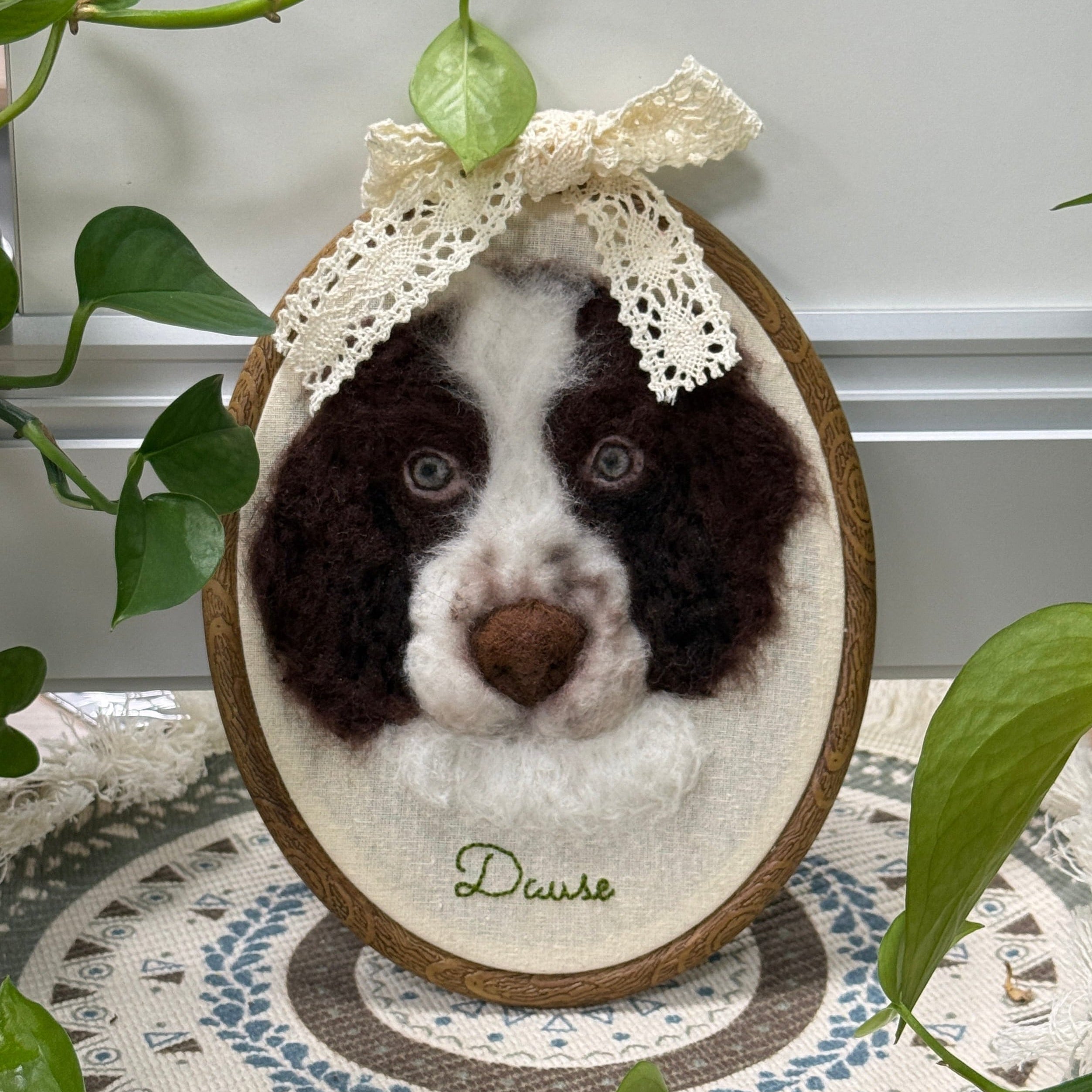 [Wool felt] Flat portrait [Wool felt] Flat portrait
